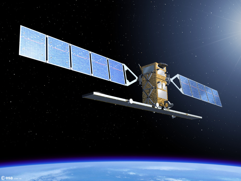 Abbildung 4: Ein Sentinel-1 Satellit