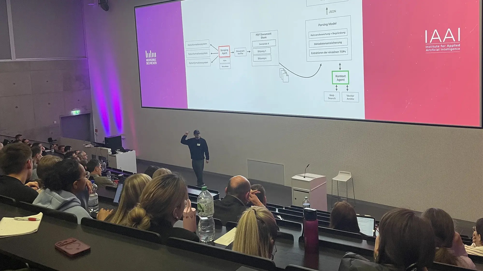 Die Veranstaltung drehte sich unter anderem um technologische Grundlagen und praktische Anwendungsbeispiele